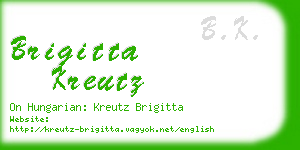 brigitta kreutz business card